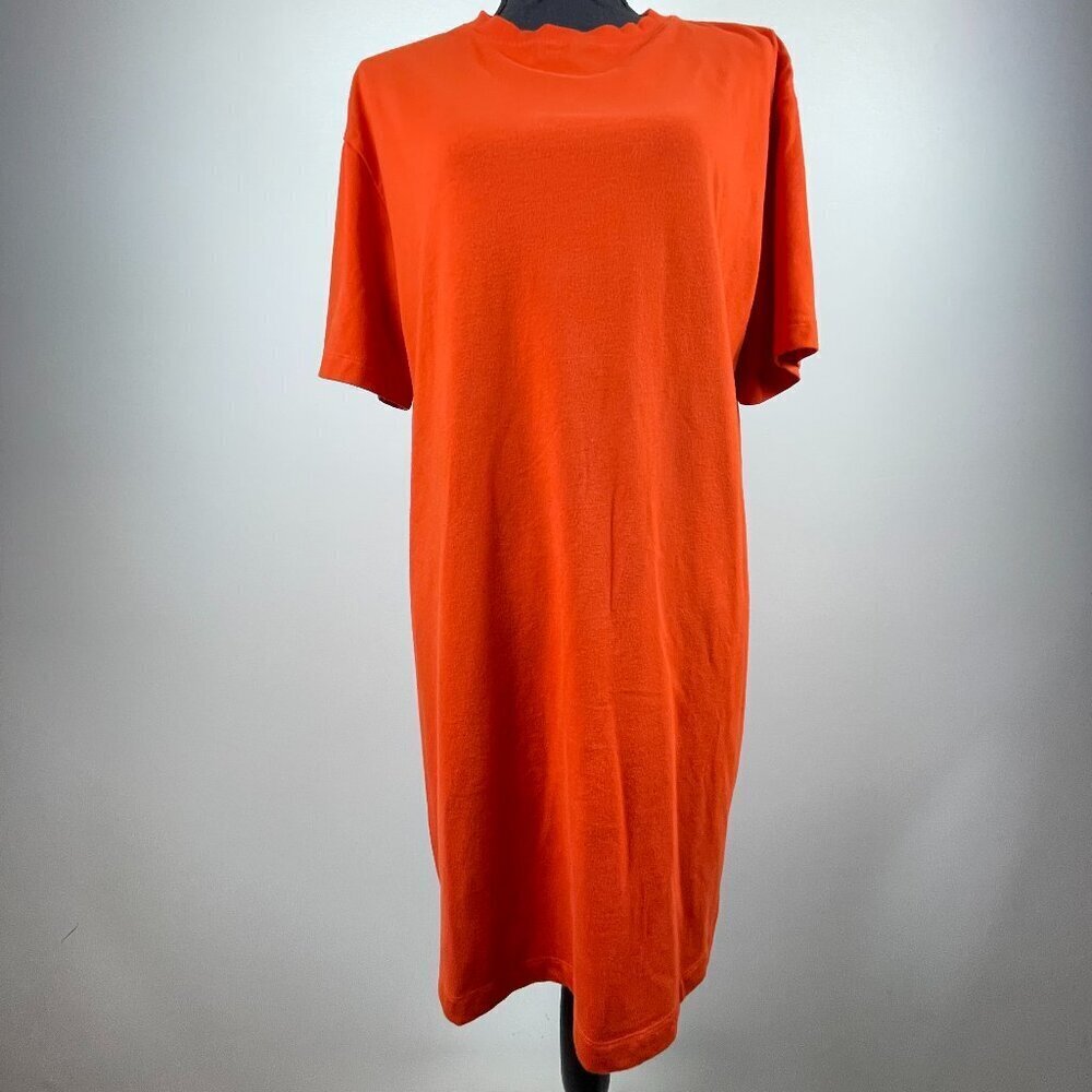 A New Day Orange T-Shirt Dress Size M